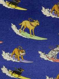 850599 ブロード スタイリッシュポップ Surfing Dogs[生地] VANCET サブ画像