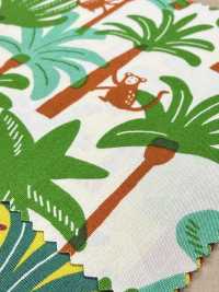 850600 ブロード スタイリッシュポップ Tropical Monkey[生地] VANCET サブ画像