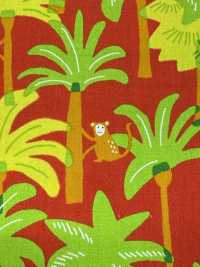 850600 ブロード スタイリッシュポップ Tropical Monkey[生地] VANCET サブ画像
