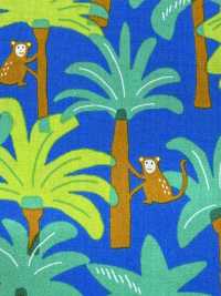 850600 ブロード スタイリッシュポップ Tropical Monkey[生地] VANCET サブ画像