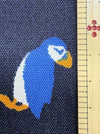 850602 オックス デニム×アニマル=パフィン[生地] VANCET サブ画像
