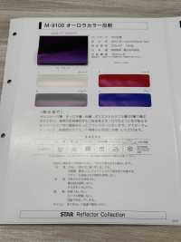 M-9100-PKK M-9100 オーロラカラー反射 ピンキングパイピング[リボン・テープ・コード] STAR BRAND (星加) サブ画像