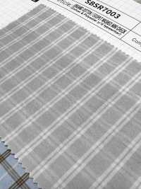 SBSR7003 ORGANIC COTTON/ECOPET WASHED MINI CHECK[生地] 柴屋 サブ画像