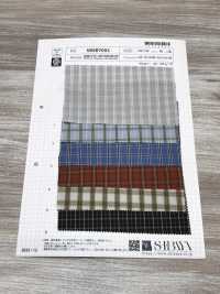 SBSR7003 ORGANIC COTTON/ECOPET WASHED MINI CHECK[生地] 柴屋 サブ画像