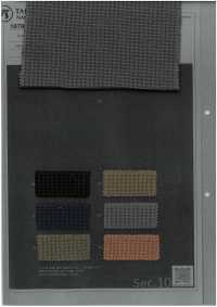 1078609DG 空紡糸 引き揃え 度詰め ワッフル ダメージ加工[生地] 瀧定名古屋 サブ画像