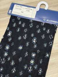 WALA-30ID ワラカット ランダムスクエア柄 デニム[生地] ダックテキスタイル サブ画像