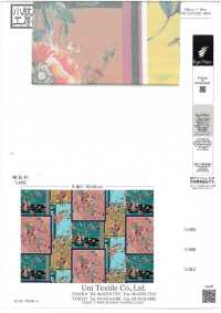 KKT8031-58-RI シルデュー サテン[生地] 宇仁繊維(小紋工房) サブ画像