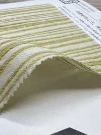 KYC447-1 麻混 先染め アキハストライプ ヨーリュー (高島ちぢみ)[生地] 宇仁繊維(小紋工房) サブ画像