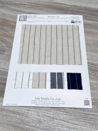 KYC904-ST 綿 先染め 空羽シャーリング ストライプ[生地] 宇仁繊維(小紋工房) サブ画像