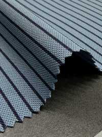 1069612 rayblock® 36G マイクロ 鹿の子 BORDER[生地] 瀧定名古屋 サブ画像