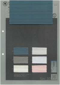 1069612 rayblock® 36G マイクロ 鹿の子 BORDER[生地] 瀧定名古屋 サブ画像