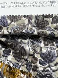 19188 シャツ コール 手書き小花柄 プリント[生地] SUNWELL(サンウェル) サブ画像