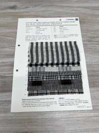 59992 C/L ネッピースラブ エクリュチェック&ストライプ[生地] VANCET サブ画像