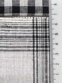 59992 C/L ネッピースラブ エクリュチェック&ストライプ[生地] VANCET サブ画像