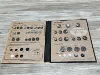 M375 ヴィンテージ調 メタル釦 フチあり[ボタン] 大阪プラスチック工業(DAIYA BUTTON) サブ画像