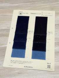 INDIGO1427 一本黒 刺し子[生地] 富士金梅 サブ画像
