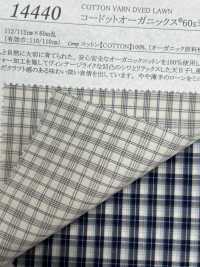14440 コードット オーガニックス(R) 60s ミニチェック クラフト ワッシャー[生地] SUNWELL(サンウェル) サブ画像