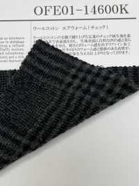OFE01‐14600K コットン エアウォームチェック 小原屋繊維 サブ画像