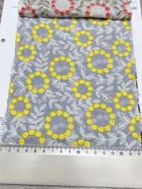 4027-848-1 綿 ローン 刺繍 ボンボンフラワー レース[生地] 北高 サブ画像