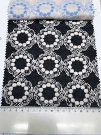 4027-849-1 綿 ローン 刺繍 ボンボンクッキー[生地] 北高 サブ画像