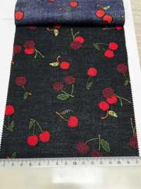 7027-616-2 60ローン 9088 刺繍さくらんぼ[生地] 北高 サブ画像