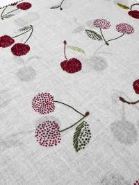 7027-616-2 60ローン 9088 刺繍さくらんぼ[生地] 北高 サブ画像