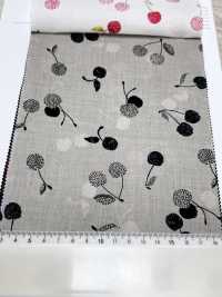 7027-616-2 60ローン 9088 刺繍さくらんぼ[生地] 北高 サブ画像