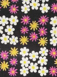 850614 スケア 未晒コットン Little Pocke "mini mini flower"[生地] VANCET サブ画像