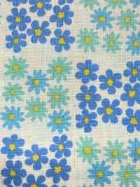 850614 スケア 未晒コットン Little Pocke "mini mini flower"[生地] VANCET サブ画像
