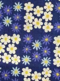 850614 スケア 未晒コットン Little Pocke "mini mini flower"[生地] VANCET サブ画像