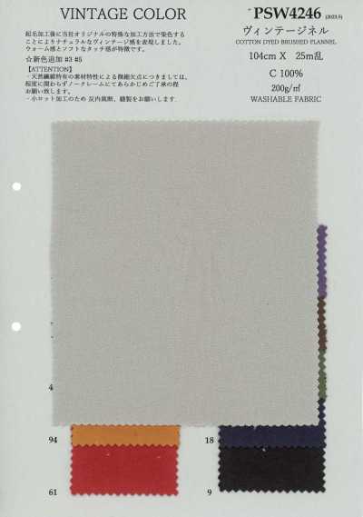 PSW4246 ヴィンテージ ネル