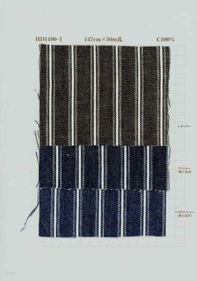 HD11000-1 ヒッコリー ストライプ デニム 9oz