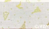 AP65802 Merry Christmas GOLD プリント シーチング (丸巻)[生地] コスモテキスタイル サブ画像