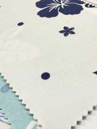 AP65804 トロピカルフラワー プリント T/C Core Yarn (丸巻)[生地] コスモテキスタイル サブ画像