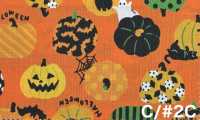 SP6515 HAPPY HALLOWEEN プリント シーチング (丸巻)[生地] コスモテキスタイル サブ画像