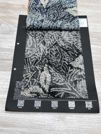 5026-1375-5 80ローン ミラクルウェーブ 絞り調和花[生地] 北高 サブ画像