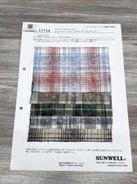 35538 21s コットン ツイル シェイキー タータンチェック[生地] SUNWELL(サンウェル) サブ画像