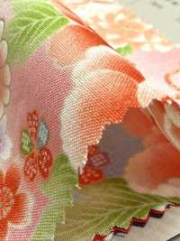 850628 スケア 花金和柄 牡丹菊葵に鼓[生地] VANCET サブ画像