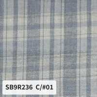 SB9R236 Organic シャーリングチェック[生地] 柴屋 サブ画像