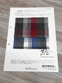14448 綛-KASE- 10sスペック スラブツイル タータンチェック[生地] SUNWELL(サンウェル) サブ画像