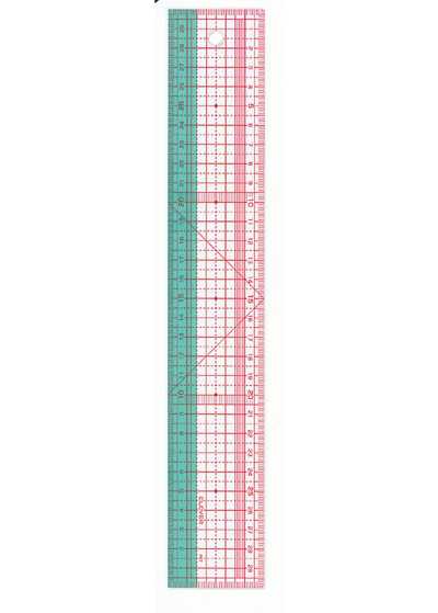 25053 方眼定規３０ｃｍ