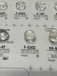 F5603 ダイヤモンドカット ボタン アイリス サブ画像