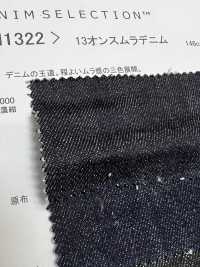 N1322 13オンス ムラ デニム[生地] ダックテキスタイル サブ画像