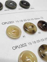 OPU301 ユリア樹脂製 フチあり 4つ穴ボタン サブ画像