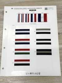 SIC-1005 ポリエステルストライプグログランリボン[リボン・テープ・コード] SHINDO(SIC) サブ画像