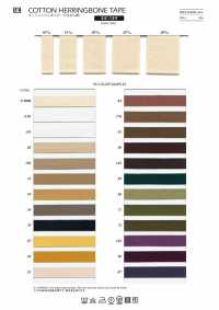 SIC-134 コットンヘリンボンテープ(0.5ミリ厚)[リボン・テープ・コード] SHINDO(SIC) サブ画像