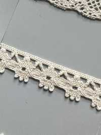 SIC-7323 オーガニックコットントーションレース/10ミリ SHINDO(SIC) サブ画像