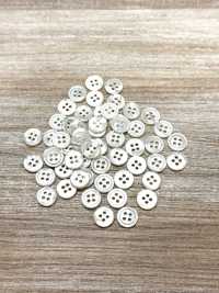 SW17-OUTLET 本貝ボタン-白蝶貝- 11.5MM アイリス サブ画像