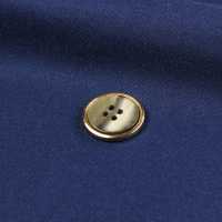 129 スーツ・ジャケット用メタルボタン 貝&真鍮 ゴールド ヤマモト(EXCY) サブ画像