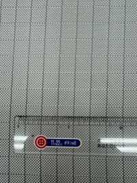 S-941 【アウトレット】山梨富士吉田 シルク100% チェック柄 グレー[生地] ヤマモト(EXCY) サブ画像